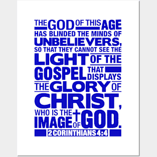 2 Corinthians 4:4 Glory of Christ Posters and Art